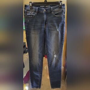 Old Navy Rockstar mid rise sculpt skinny jeans size 8